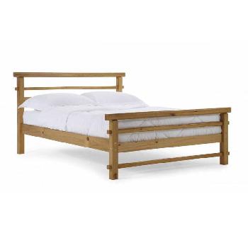 Lecco Long Wooden Bed Frame Double