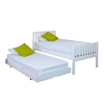 Lena Wooden Guest Bed White