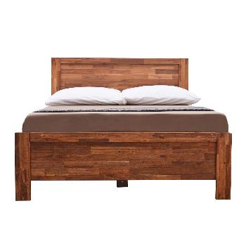 Libby Acacia Wooden Bed Double