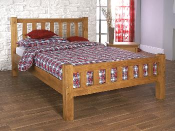 Limelight Astro King Size Honeycomb Pine Bed Frame