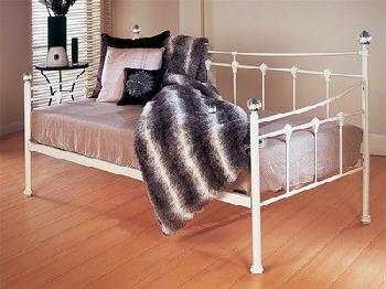 Limelight Cetus 3' Single Ivory Metal Bed