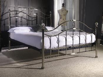 Limelight Cygnus Double Chrome Bed Frame