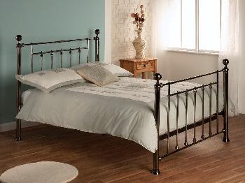 Limelight Libra Double Black Chrome Bed Frame