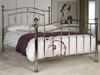 Limelight Lyra 5' King Size Chrome Metal Bed