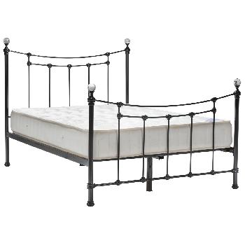 Limelight Metis Metallic Black Bed Frame King