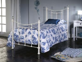 Limelight Metis Single Ivory Metal Bed Frame