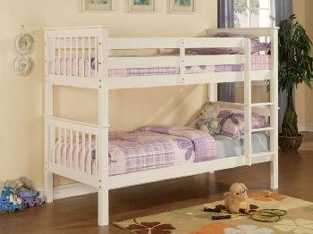 Limelight Pavo White Wooden Bunk Bed Frame