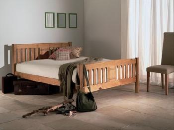 Limelight Sedna 4' Small Double Natural Slatted Bedstead Wooden Bed