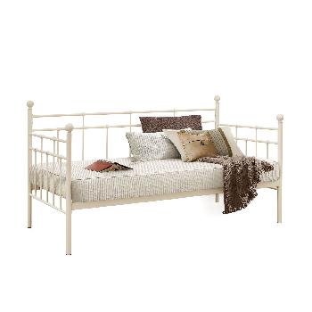 Lyon Metal Day Bed - Cream