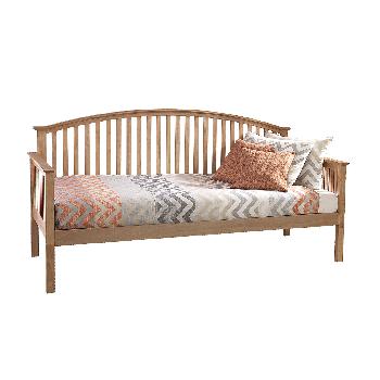 Madrid Wooden Day Bed Oak