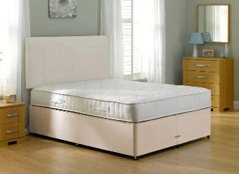 Magenta Pocket Spring Mattress and Classic Divan Bed - Beige - Medium - 3'0 Single