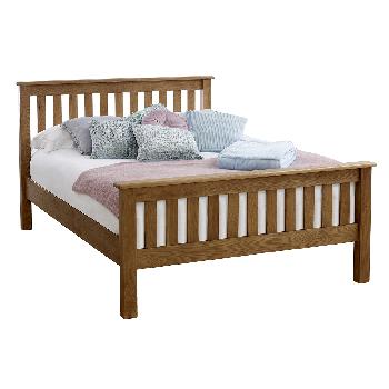 Malvern Oak High End Bed Frame King