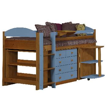 Maximus Antique Long Mid Sleeper Set 1 with Baby Blue