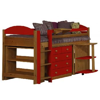 Maximus Antique Long Mid Sleeper Set 1 with Red