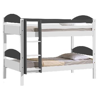Maximus Bunk Bed In White Bunk bed White and Graphite
