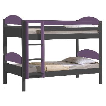 Maximus bunk bed - Single - Graphite and Lilac