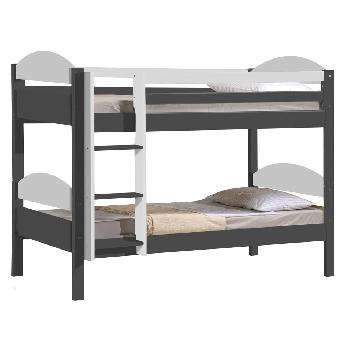 Maximus bunk bed - Single - Graphite and White