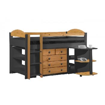 Maximus Graphite Long Mid Sleeper Set 1 with Antique