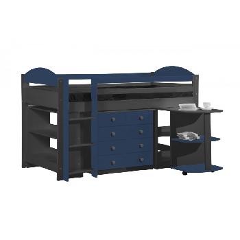 Maximus Graphite Long Mid Sleeper Set 1 with Blue