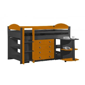 Maximus Graphite Long Mid Sleeper Set 1 with Orange