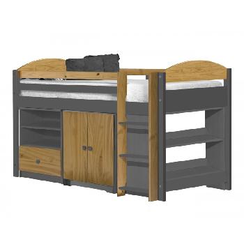 Maximus Graphite Long Mid Sleeper Set 2 with Antique