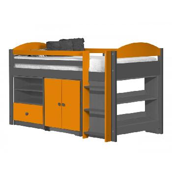 Maximus Graphite Long Mid Sleeper Set 2 with Orange