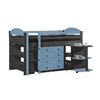 Maximus Graphite Mid Sleeper Set 1 with Baby Blue