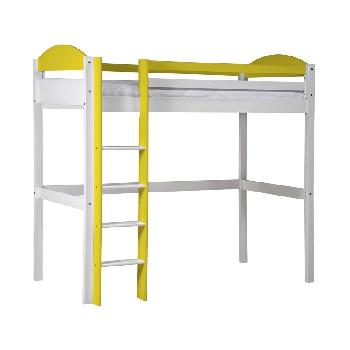 Maximus High Sleeper in White Maximus high sleeper frame White and Lime