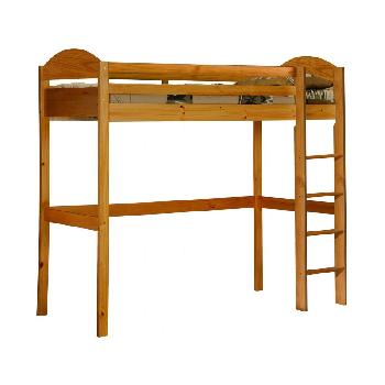 Maximus Long Antique High Sleeper Bed with Antique