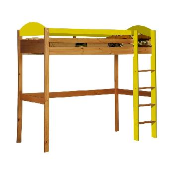 Maximus Long Antique High Sleeper Bed with Lime