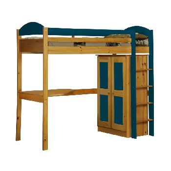 Maximus Long Antique High Sleeper Set 1 with Blue