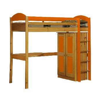 Maximus Long Antique High Sleeper Set 1 with Orange