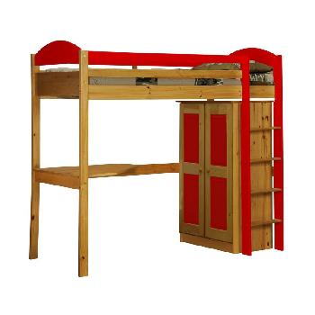 Maximus Long Antique High Sleeper Set 1 with Red