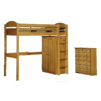 Maximus Long Antique High Sleeper Set 2 with Antique