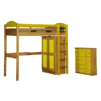 Maximus Long Antique High Sleeper Set 2 with Lime