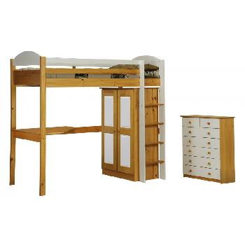 Maximus Long Antique High Sleeper Set 2 with White