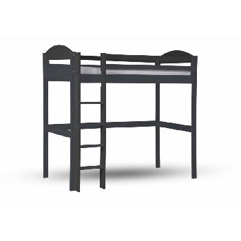 Maximus Long Graphite High Sleeper Bed with Graphite