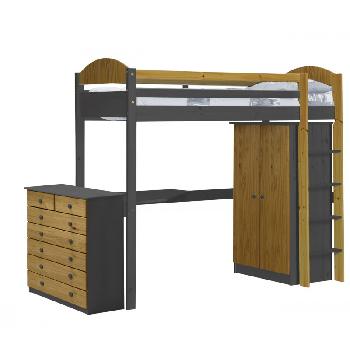 Maximus Long Graphite High Sleeper Set 2 with Antique