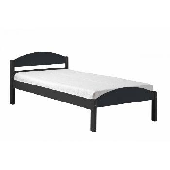 Maximus Long Single Graphite Bed Frame Graphite with Graphite