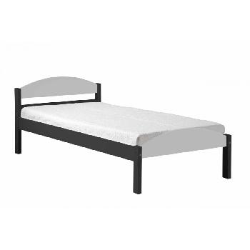 Maximus Long Single Graphite Bed Frame Graphite with White