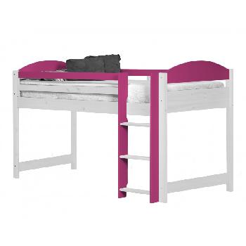 Maximus Whitewash Long Mid Sleeper with Fuschia