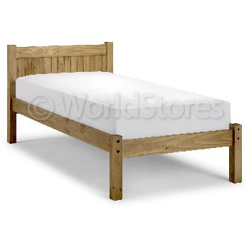 Maya Bed Frame with Mattress and Bedding Bundle Single