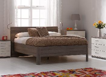 Melbourne Oak Wooden Bed Frame - 4'6 Double