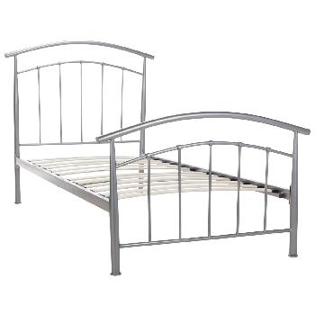 Mercury Silver Bed Frame Small Single