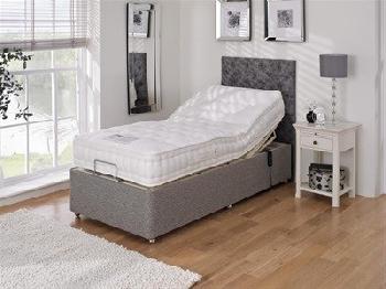 MiBed Ultimate (Natural Pocket) 3' Single Steel Adjustable Bed - 2 Drawers Electric Bed