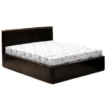 Milan PU Leather Storage Bed Frame King Black