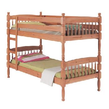 Milano Bunk Bed plus 2 x Economy Spring Mattress