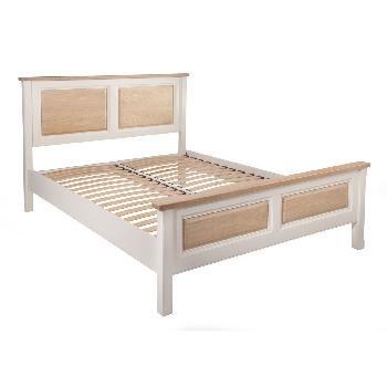 Milton Oak Bed Frame Double