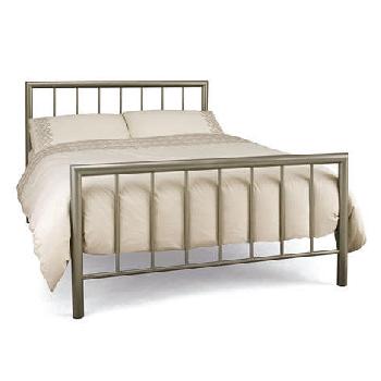 Modena Champagne Bed Frame Double