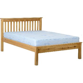 Monaco Low Foot End Bed Frame Single White